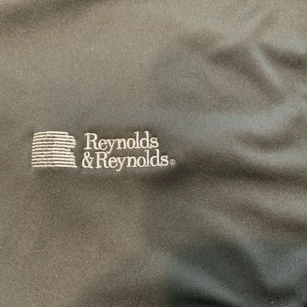 Nike Golf Shirt Size L Black/Grey Dri-Fit Presidents Club Doral, FL Polo Golf